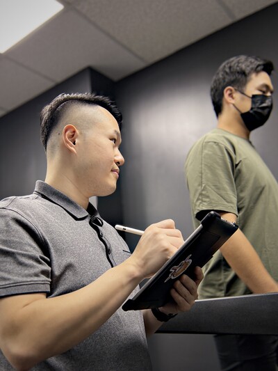 Markham Chiropractor performing a Movement Analysis