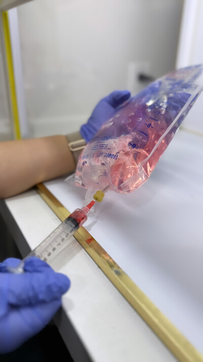 Colourful IV Bag